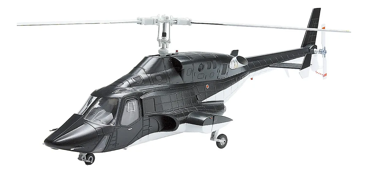 Aoshima Airwolf Cuerpo Transparente Kit De Modelo 1:48 - Réplica Detallada Helicóptero para Coleccionistas y Entusiastas de la Aviación