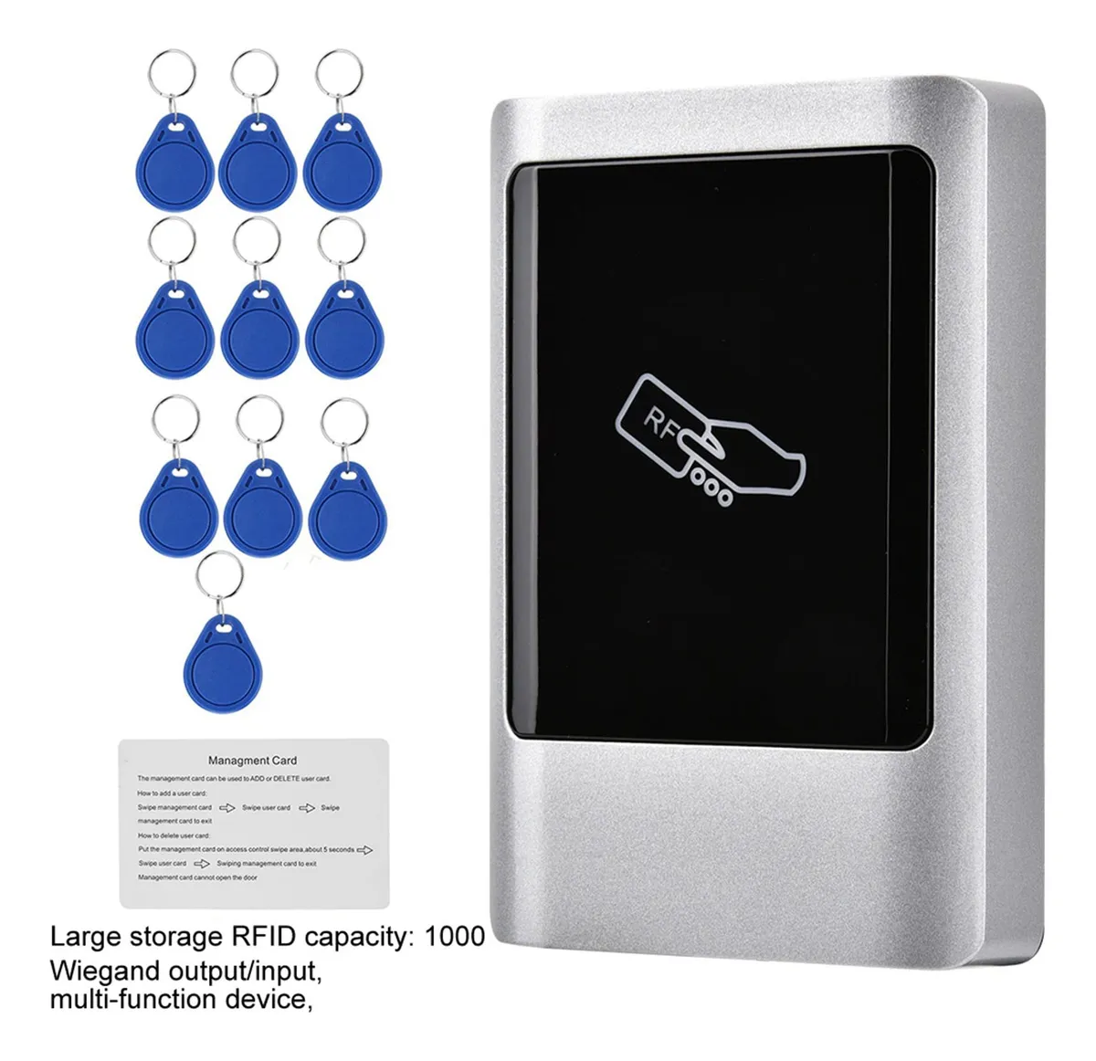 Lector RFID Control de Acceso Profesional para 1000 Usuarios ...
