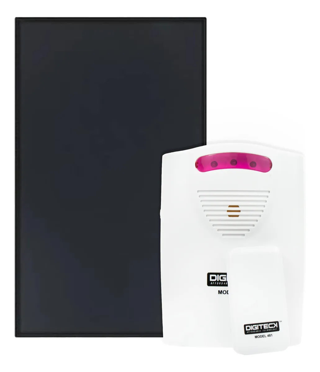 Alfombrilla de Presión Inalámbrica para Timbre y Alarma - Seguridad Inteligente y Discreta | Disponible en Negro y Blanco | Fácil Instalación Hogar