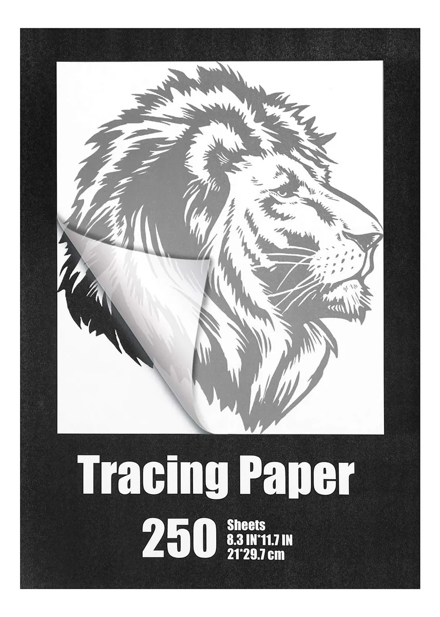 Hojas de Papel de Calco Translúcido para Dibujo y Diseño | Papel de Transferencia Profesional | Resistente y Duradero | Ideal para Bocetos y Proyectos Artísticos