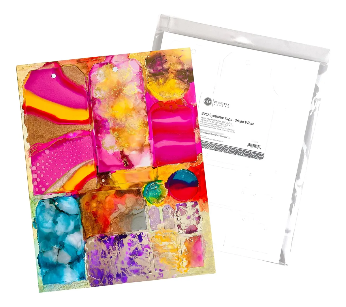 Hojas de Etiquetas Blancas Resistentes y Reciclables | Adhesivo de Alta Calidad | Ideales para Impresión Profesional y Uso Diario | Paquete de 2 Hojas