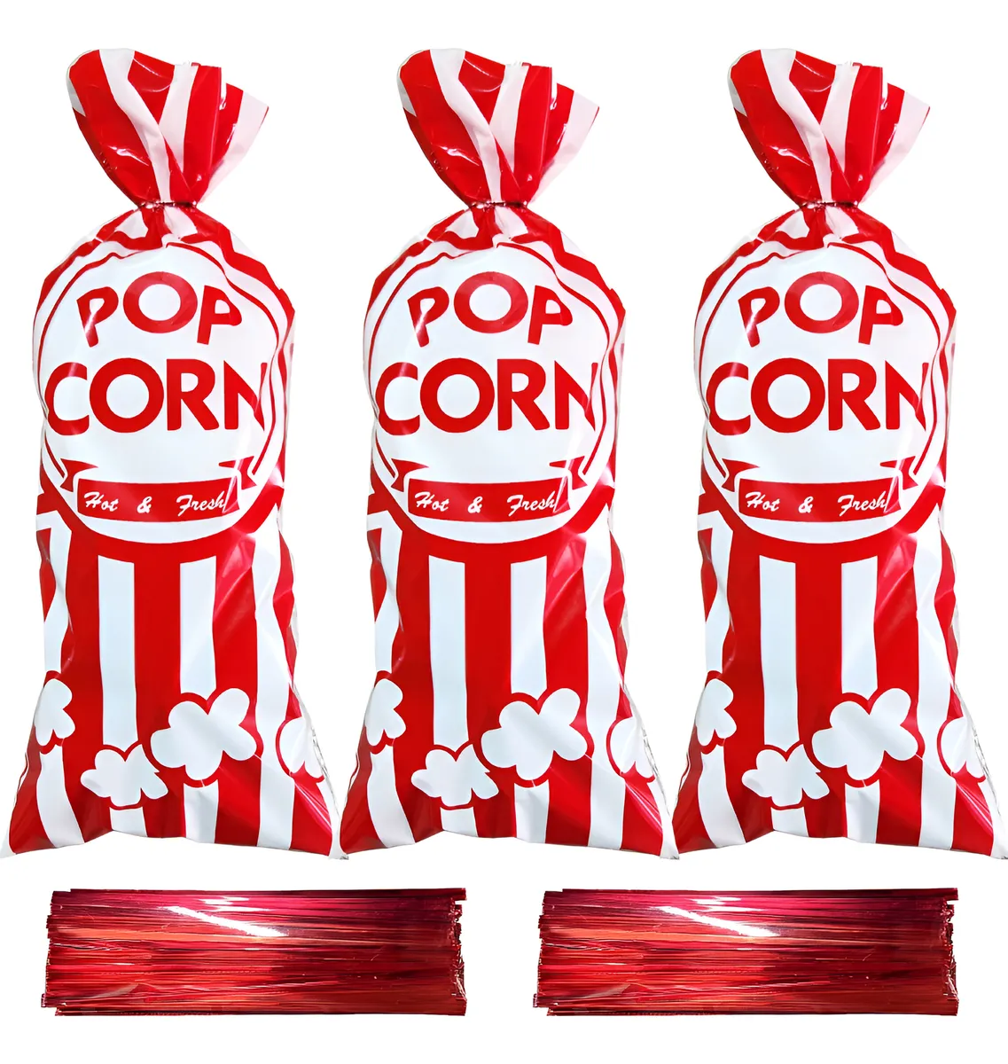 Bolsas De Palomitas Para Fiestas y Carnaval - Juego de Golosinas Divertido y Resistente para Eventos y Celebraciones - Ideal para Bolsas de Sorpresas y Dulces