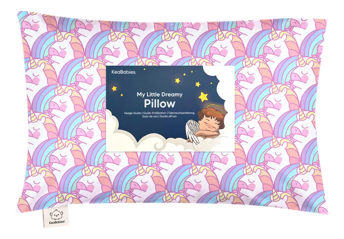Almohada Infantil Suave Algodón Orgánico para Niños - Funda Transpirable y Cómoda para un Sueño Reparador - Ideal para Bebés y Pequeños
