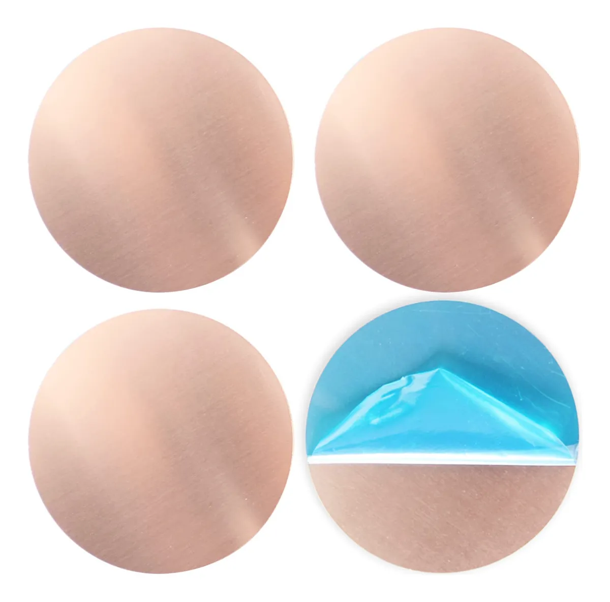 Láminas de Cobre Redondas 99.9% Puro, Anti-Arañazos, Calibre 24 - Ideal para Artesanía, Industria y Proyectos DIY