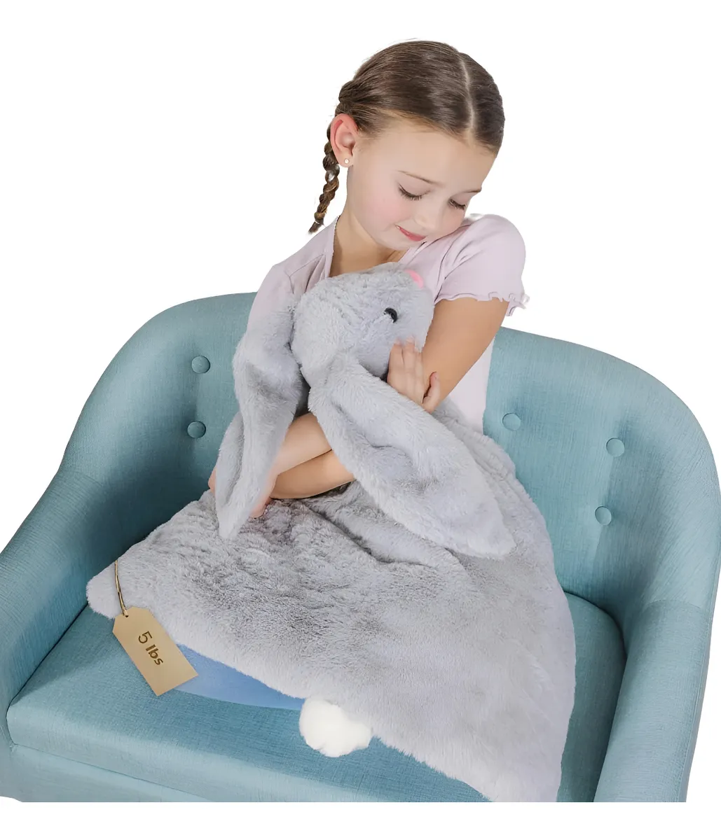 Almohadilla Sensorial con Peso para Niños - Manta Terapéutica Conejo - Cojín Lap Pad para Calma y Concentración Infantil - [Color/Acabado]
