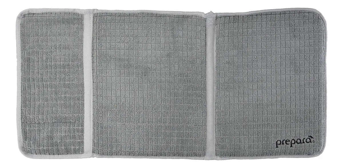 Alfombrilla Secado Platos Higiénica Microfibra Gris | Absorbente Rápido Cocina | Hogar y Cocina Profesional