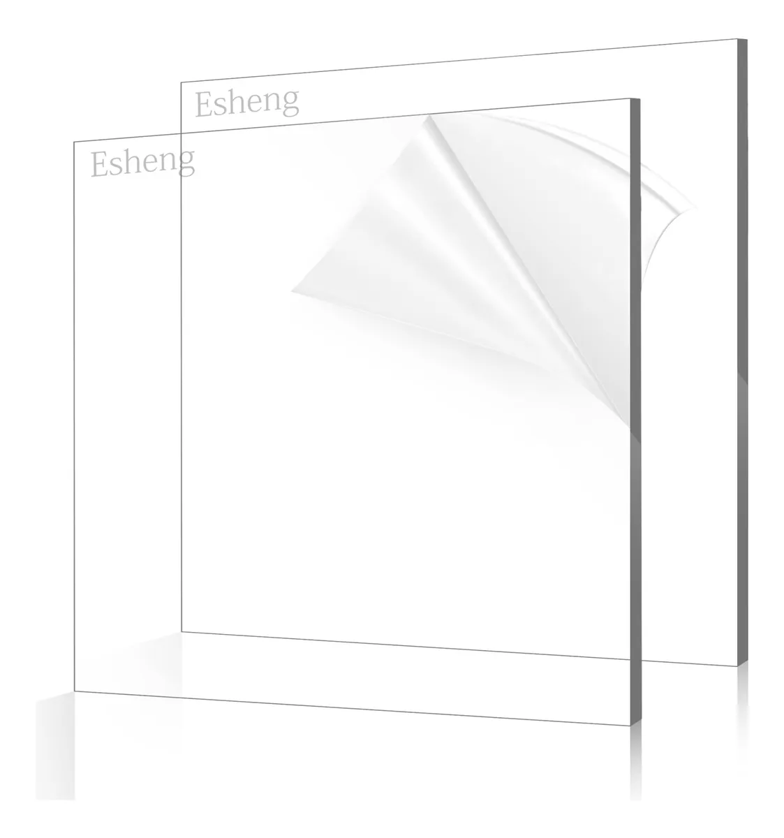 2 Planchas Acrílico Transparente Fundido Alta Calidad para Bricolaje, Manualidades y Proyectos Artísticos - Ideal para Cortes Precisos y Decoración DIY