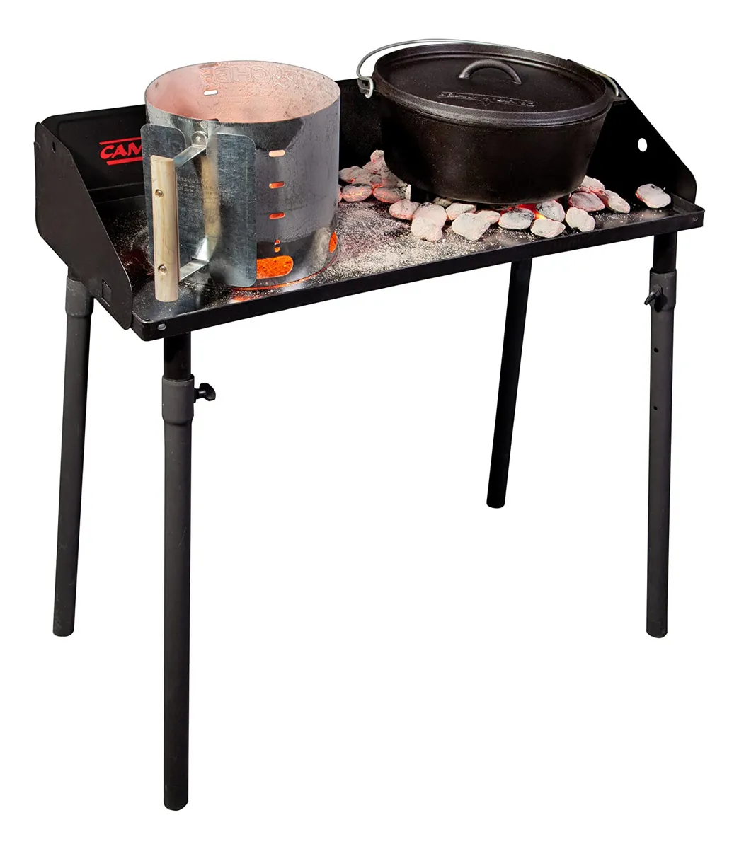 Mesa Camp Chef Plegable para Exterior: Portátil, Resistente y Versátil para Camping, Barbacoas y Eventos al Aire Libre. Ideal para Viajes y Jardín.