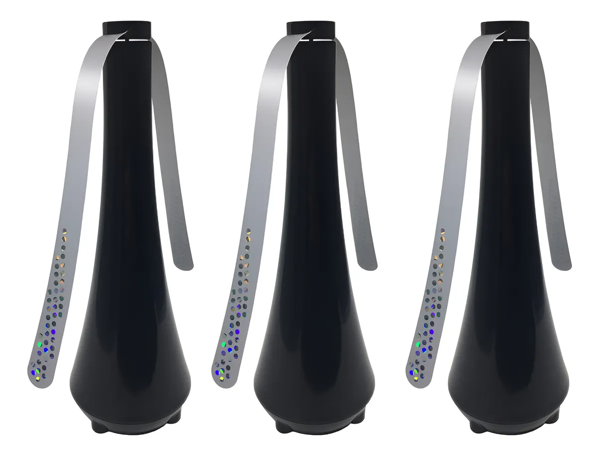 Matamoscas Eléctrico Ventilador para Comer al Aire Libre y Interior - Protección Efectiva Contra Insectos Voladores - Disfruta tus Comidas Sin Molestias