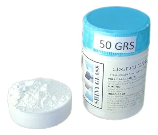 Óxido de Cerio Alta Pureza 1kg para Pulir Vidrio, Cristal y Faros de Coche | Eliminación Rayaduras y Brillo Profesional