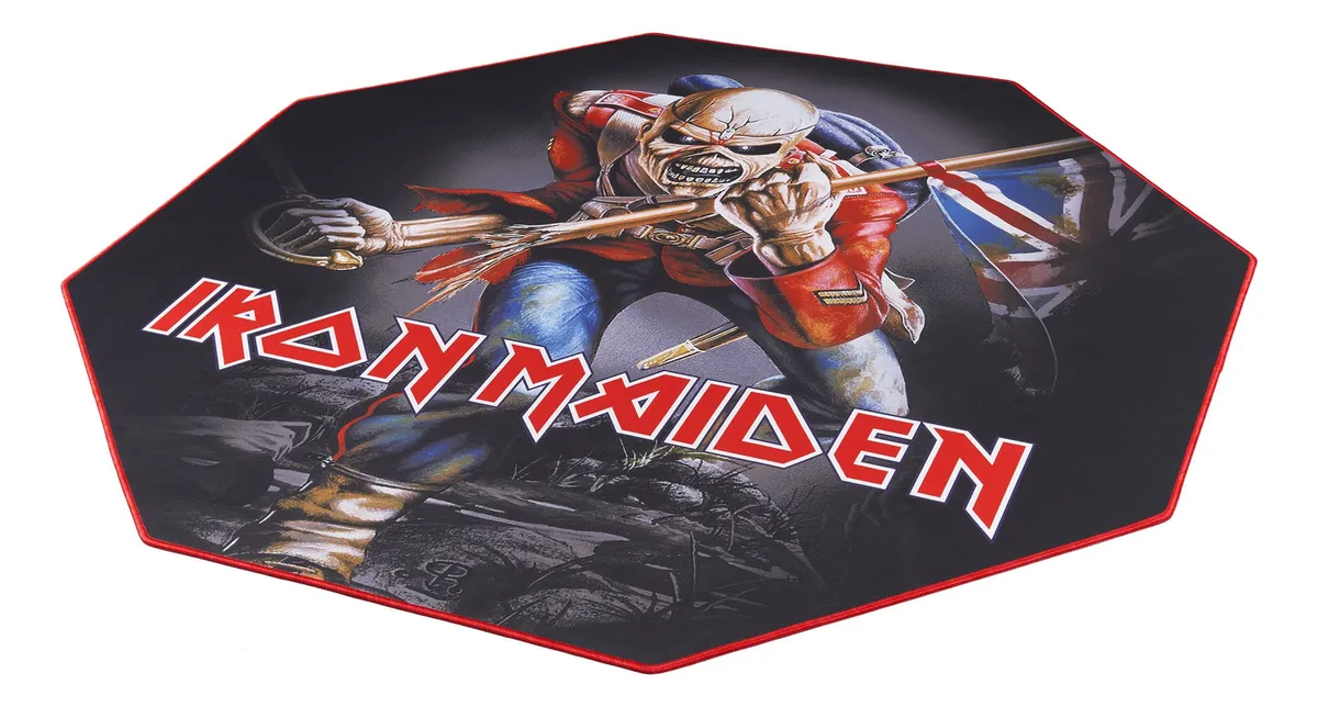 Alfombrilla Antideslizante Premium para Sillas de Oficina y Gaming con Diseño Exclusivo Iron Maiden - Protege tu Suelo y Mejora tu Experiencia de Juego - Material Resistente y Fácil Limpieza