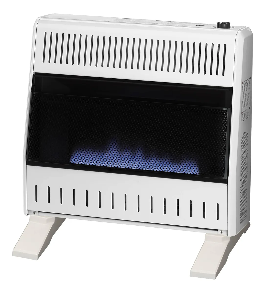 Calentador de Espacio a Gas con Control de Termostato y Soporte - Calefacción Eficiente para tu Hogar - Potente y Seguro - Color Elegante