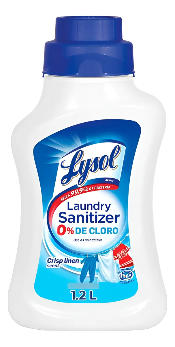 Aditivo Desinfectante Para Ropa Lysol - Elimina Gérmenes y Bacterias, Fragancia Fresca, Apto para Todo Tipo de Tejidos