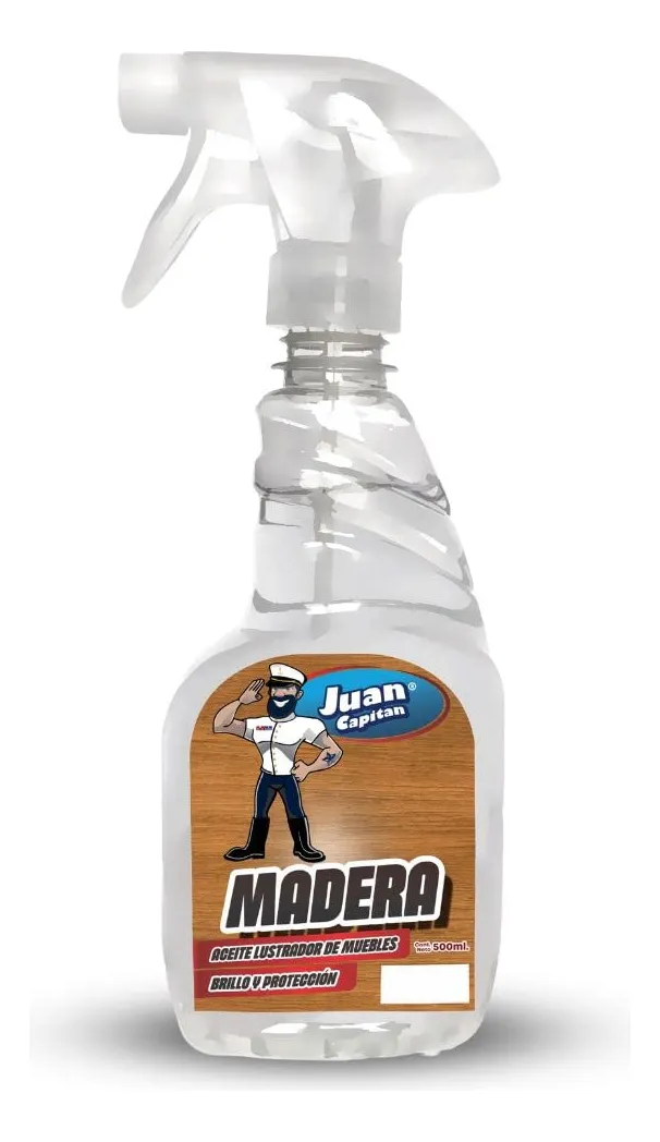 Aceite Lustrador y Limpiador Profesional para Muebles de Madera y Formica - Renueva y Protege Acabados Brillantes