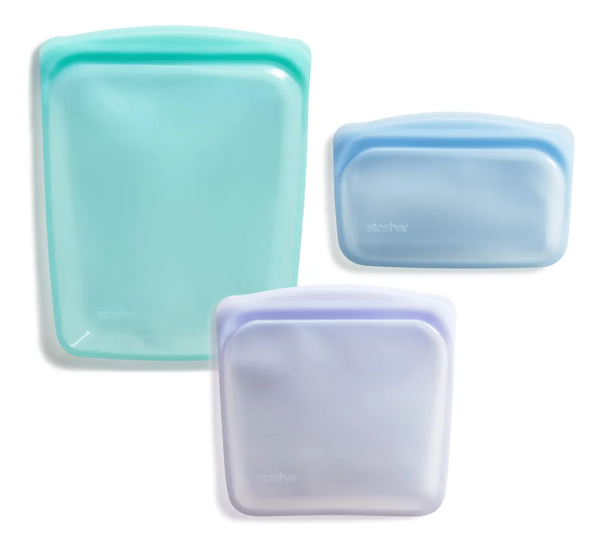 Bolsas de Almacenamiento de Alimentos Reutilizables de Silicona - Duraderas, Ecológicas, Libres de BPA - Perfectas para Cocina, Nevera y Congelador