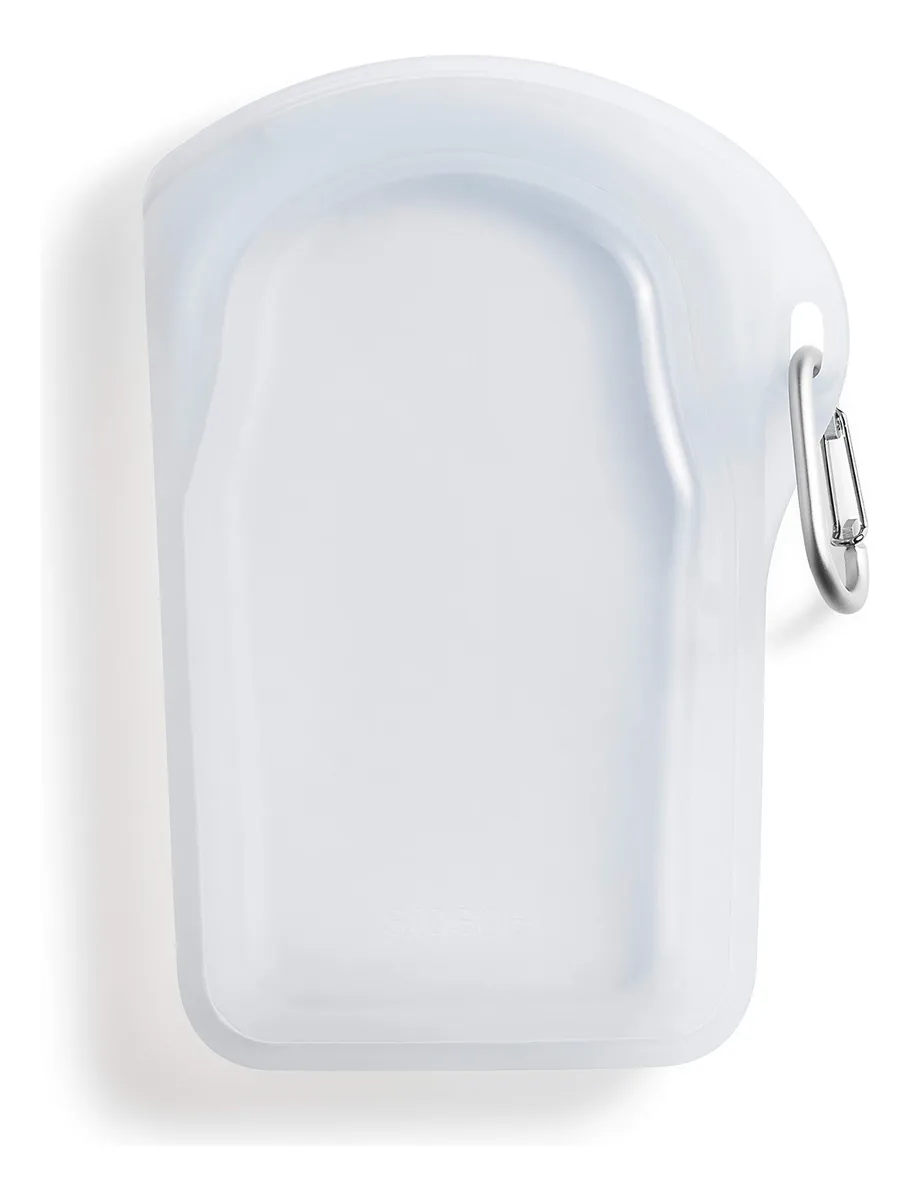 Bolsa de Almacenamiento Reutilizable de Silicona Transparente para Alimentos y Congelador | Hermética y Duradera | Libre de BPA