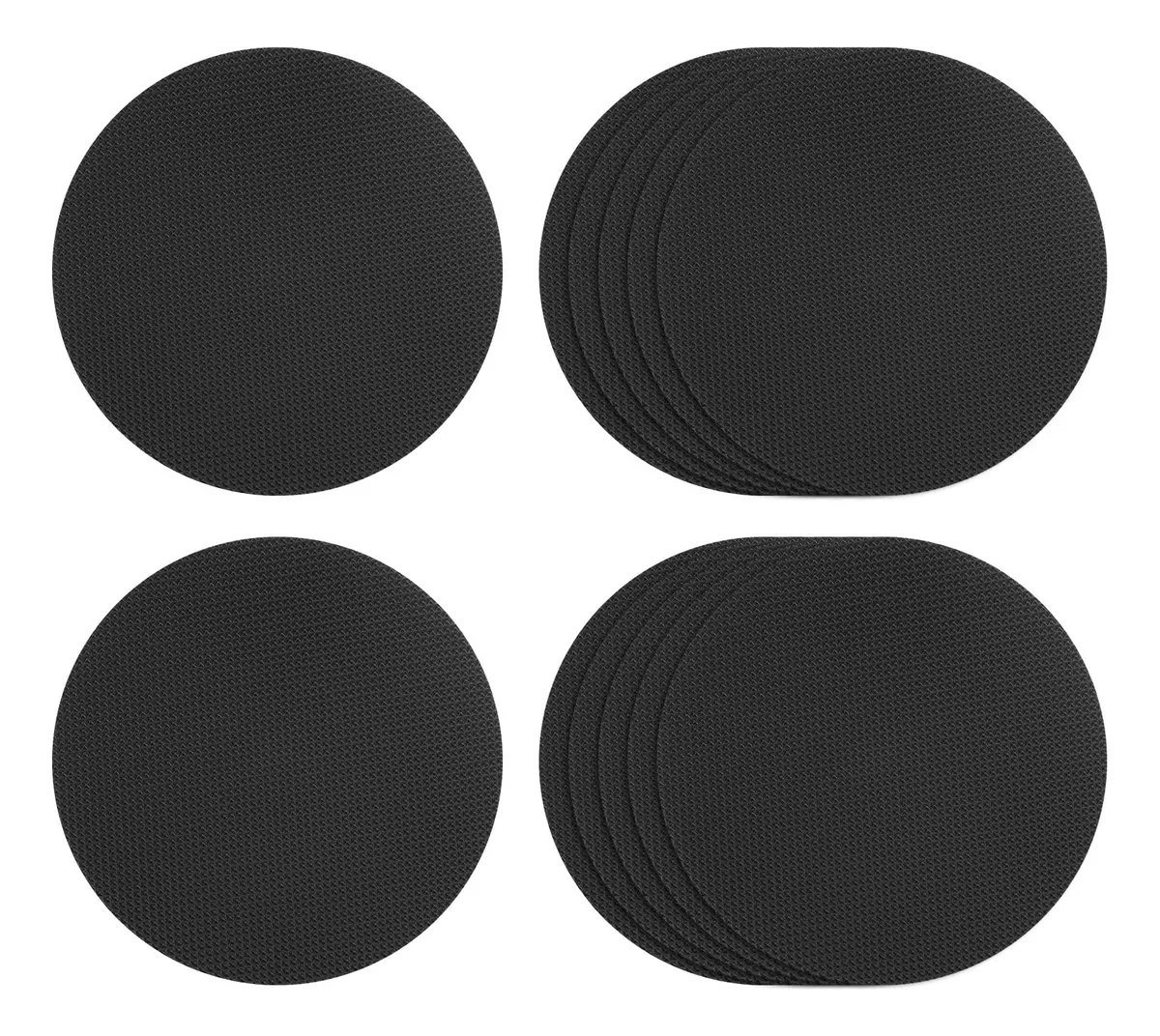 12 Pegatinas Antideslizantes Adhesivas para Ducha y Baño | Seguridad Antideslizante Negra para Pisos | Fácil Instalación | Protege contra Resbalones