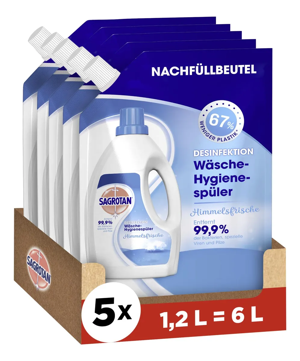 Desinfectante Hygienespüler Himmelsfrische Recarga 5 Litros - Limpieza Profunda para Hogar y Negocios - Aroma Fresco y Duradero