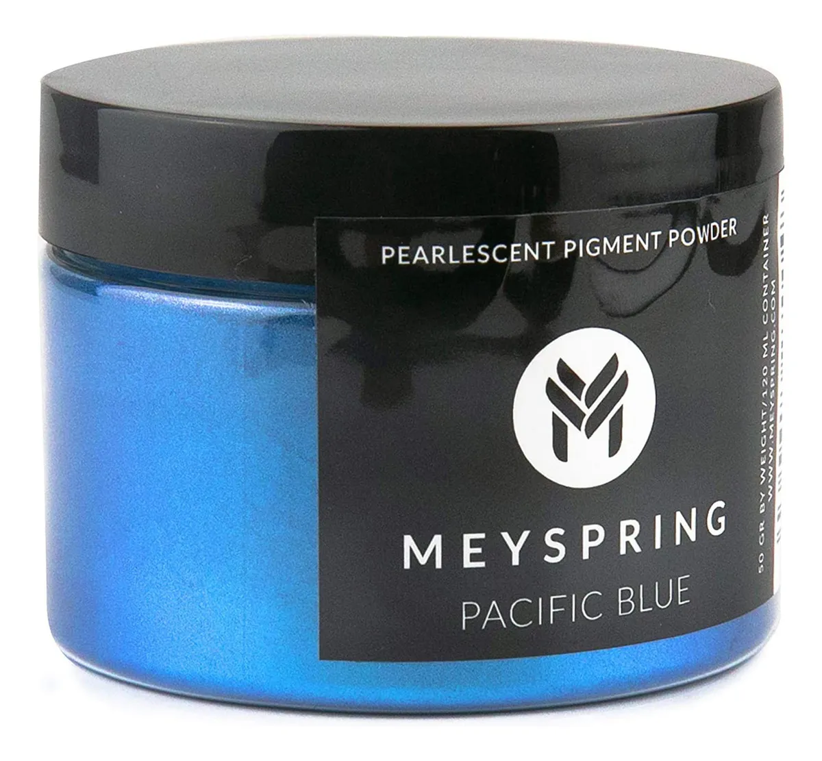 Pigmento en Polvo Pacific Blue para Resina Epóxica | Acabado Vibrante y Duradero para Manualidades y Decoración | Resistencia UV | Bote 50g