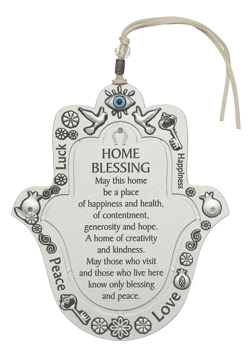 Amuleto de Protección Hamsa para Colgar | Decoración Sagrada y Diseño Artesanal | Protección Energética y Buena Suerte | Regalo Espiritual