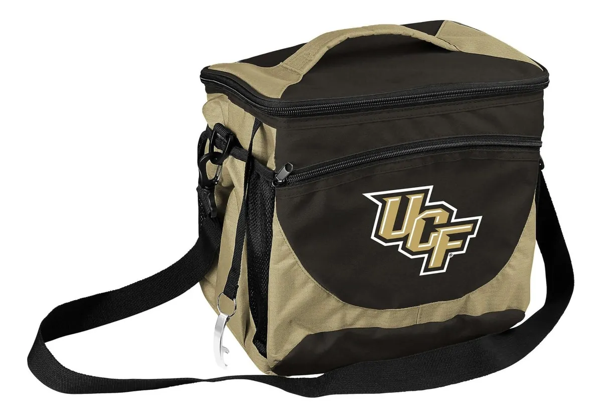 Cooler Unisex NCAA 24 Latas con Abridor Integrado y Bolsillo Frontal - Conserva tus Bebidas Frías por Horas | Ideal para Eventos Deportivos y Exteriores