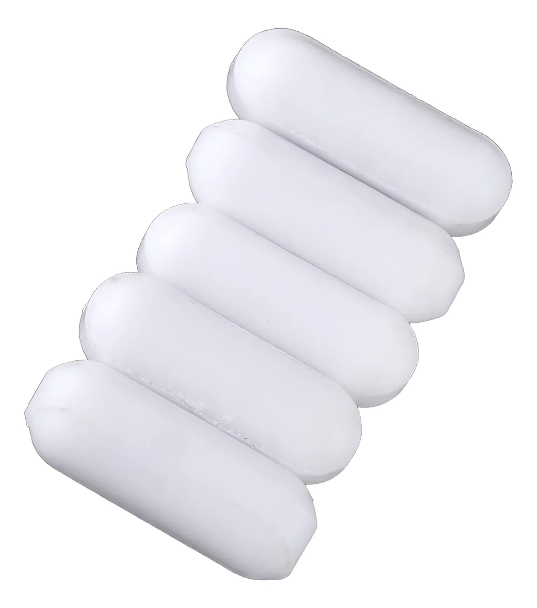 5 Piezas de Barra de Agitación Magnética PTFE Tipo C para Laboratorio - Alta Resistencia Química y Térmica - Agitador Magnético Profesional