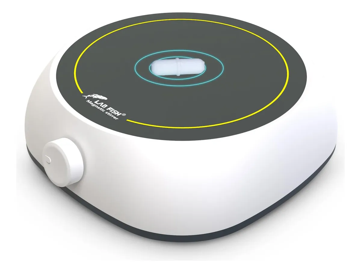 Mezclador Magnético de Laboratorio Profesional con Barra de Agitación | Equipamiento Científico de Precisión