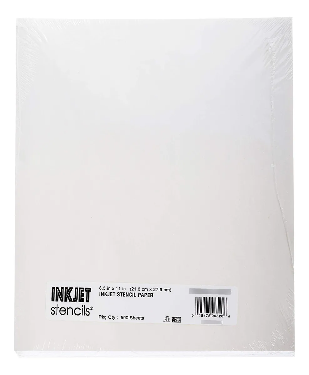 Stencil Papel Para Tatuajes 500 Hojas Parchment - Ideal para Transferencia Profesional de Tatuajes, Secado Rápido, Compatible con Máquinas Rotativas y de Bobina - Papel de Calidad Premium