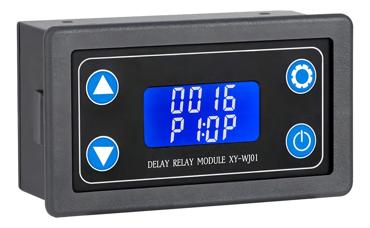 Módulo Relé Temporizador Digital 6-30V con Retardo Programable, Ideal ...