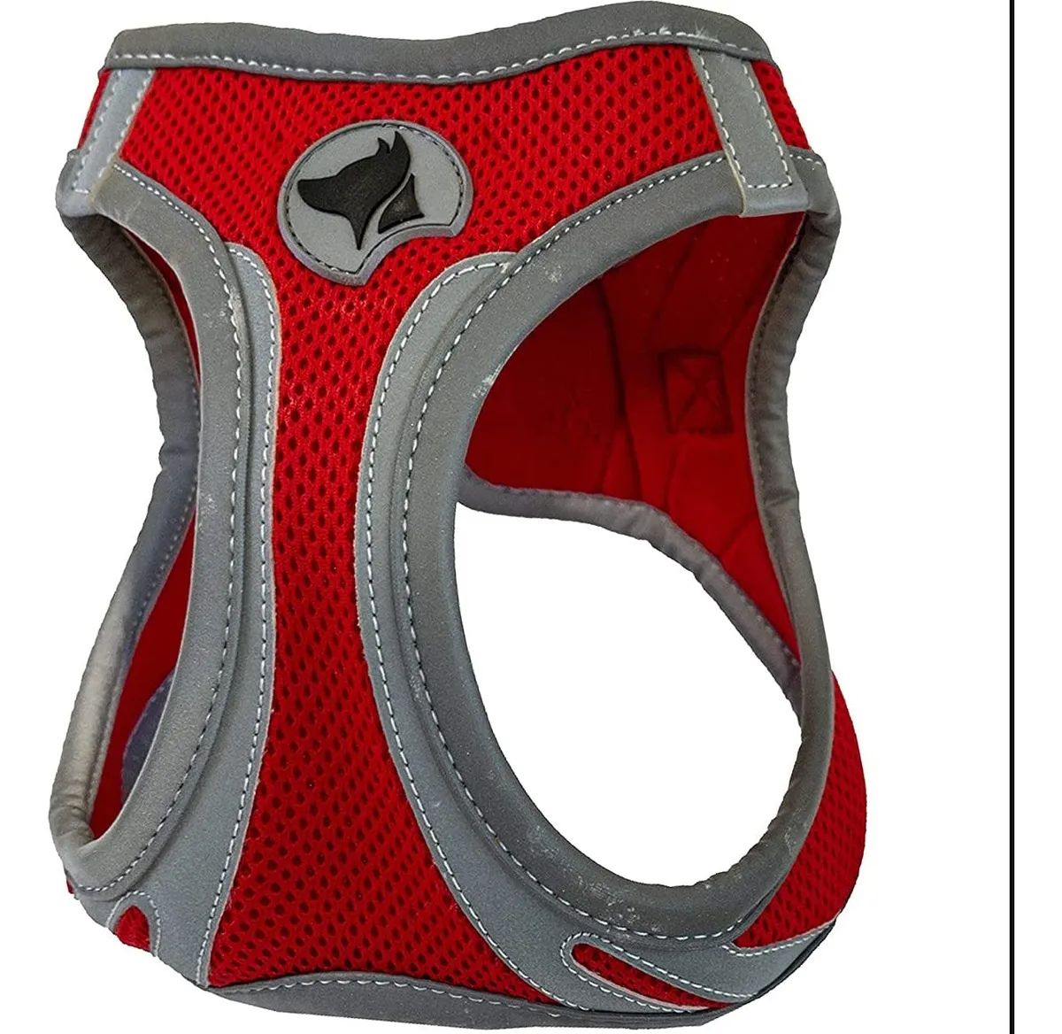 Arnés de Senderismo Reflectante Azul Marino Grande Blau para Perros - Correa de Pecho Ajustable y Segura para Paseos y Entrenamiento - Talla L