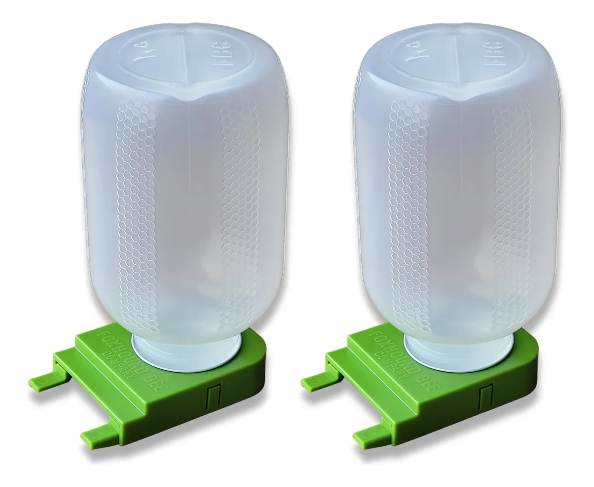 Alimentador de Abejas Plástico Extragrande | Paquete 2 Unidades | Diseño Eficiente para Apicultura Moderna
