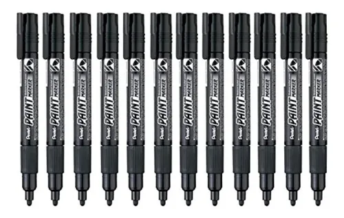 Marcador Plumón Pentel MMP20 Paint Marker Profesional | Permanente para Vidrio, Metal, Plástico | Trazo Mediano | Colores Vibrantes - Elige tu Tono Ideal - Imagen 6