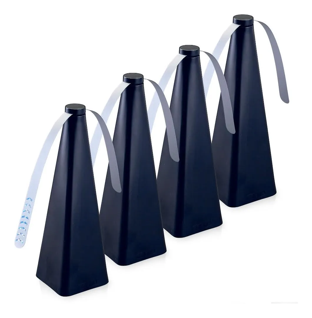 Ventilador Anti Insectos Eléctrico Sin Químicos | Disuasorio de Moscas Eficaz para Hogar y Exterior | Paquete 4 Unidades | Diseño Discreto y Seguro