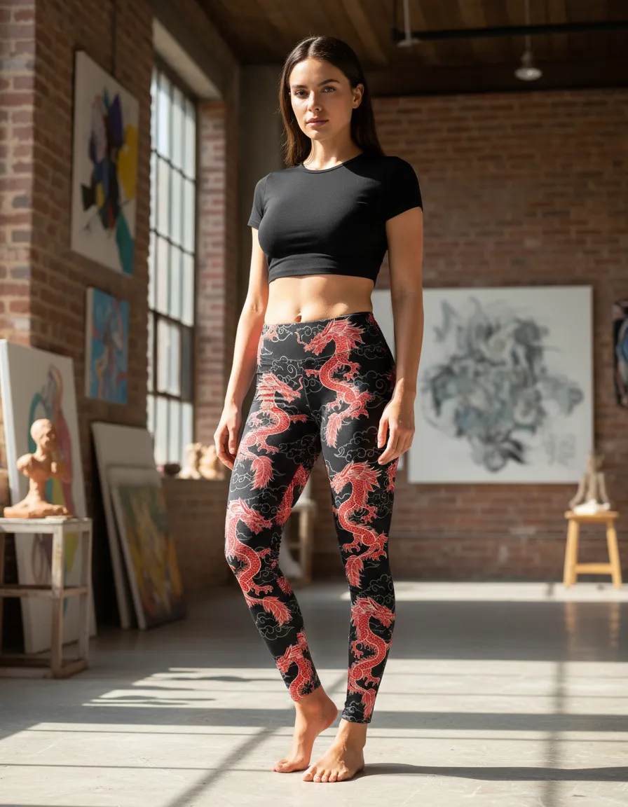 Mallas Deportivas Mujer Estampado Animales Perros Gatos Caballos - Leggings Cómodos y Transpirables para Entrenamiento y Uso Diario - Tallas Variadas