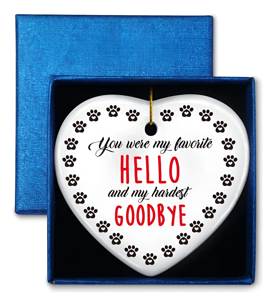 Adorno Conmemorativo para Pérdida de Mascota - Recuerdo Eterno de Tu Peludo Amigo | Símbolo de Amor y Memoria Inolvidable