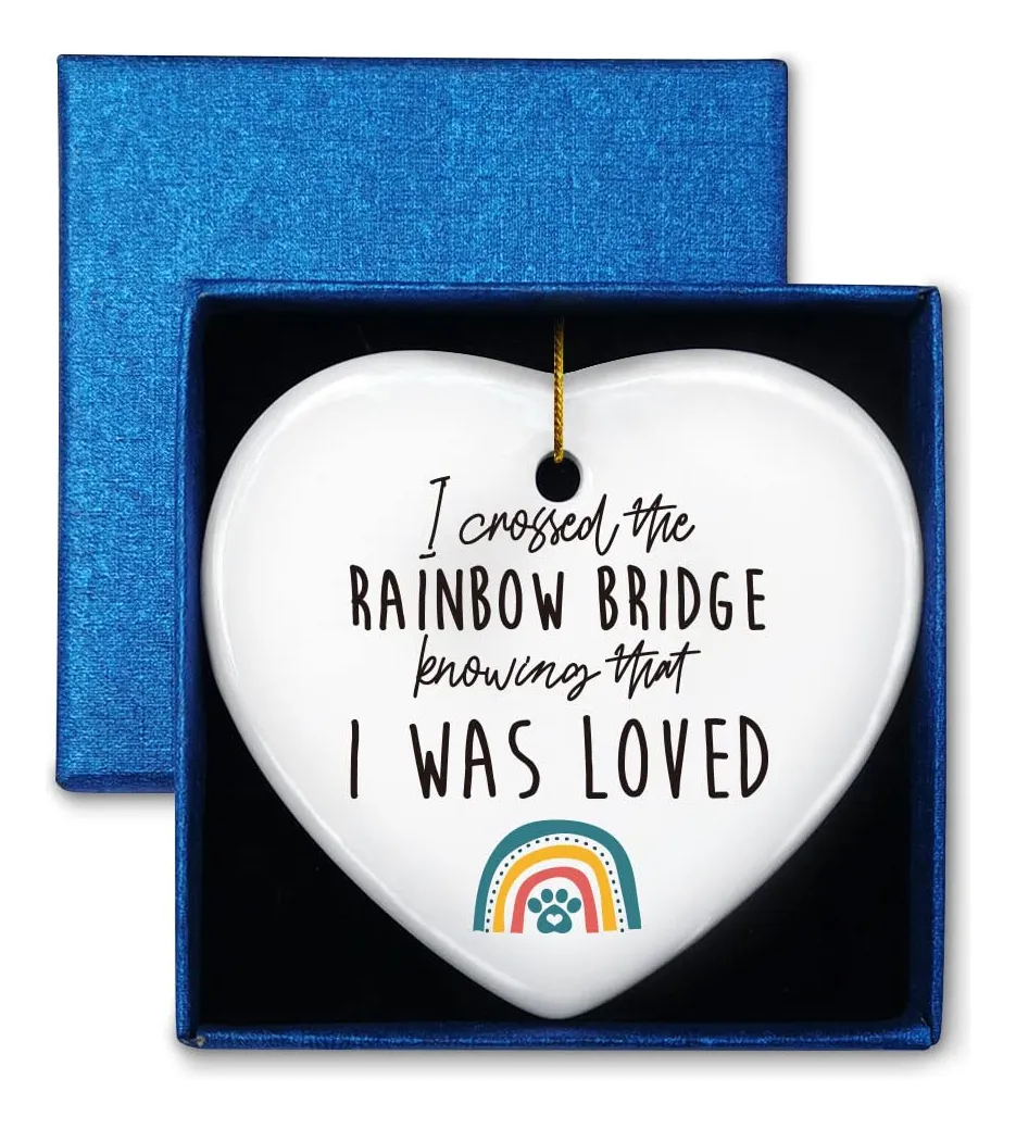 Adorno Conmemorativo para Pérdida de Mascota | Regalo de Recuerdo Emotivo para Amantes de Animales | Colgante Personalizable de Alta Calidad para Decoración del Hogar