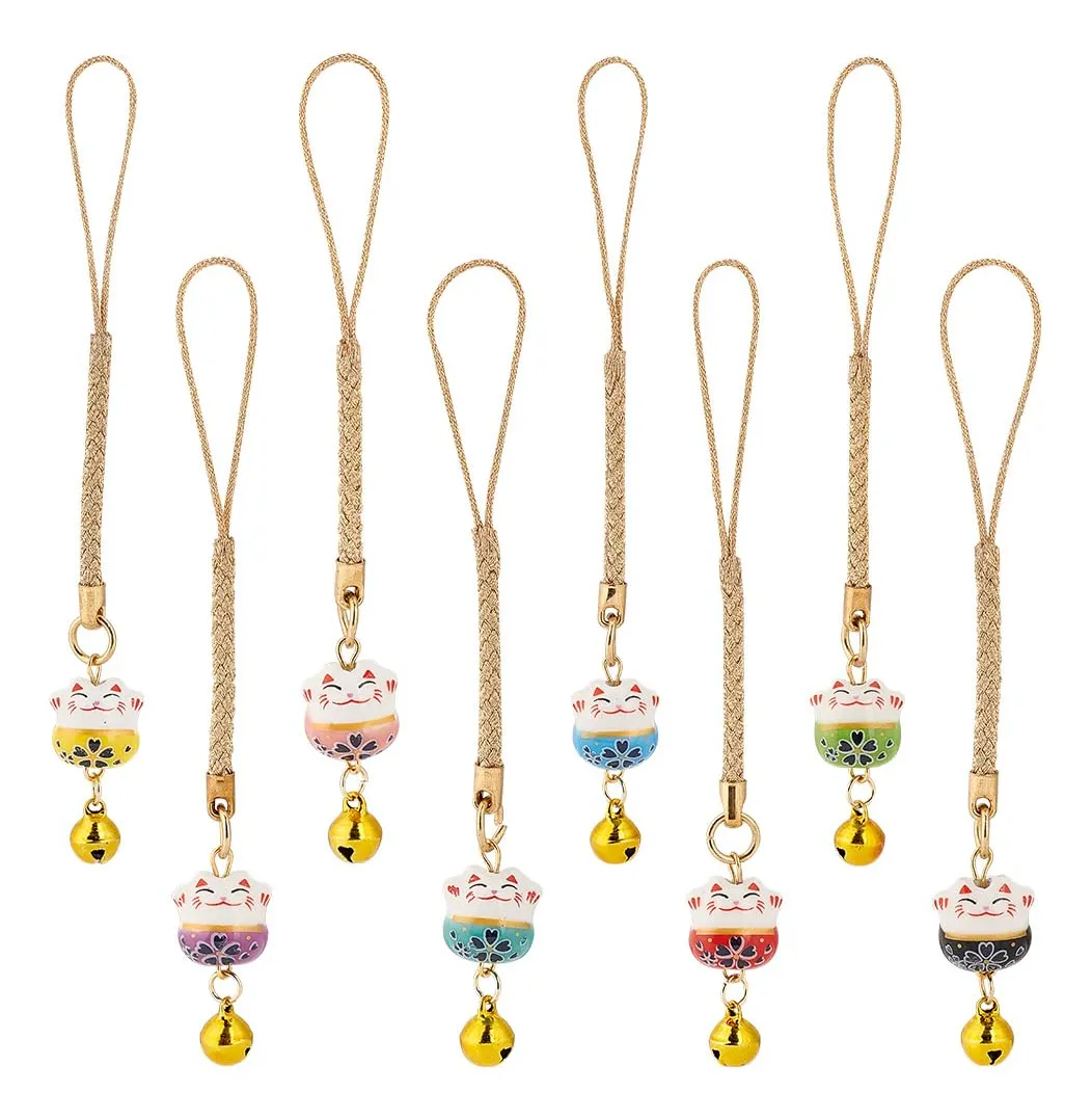 Abalorio Gato de la Suerte Ph Pandahall | Charm para Pulseras y Collares | Diseño Exclusivo Regalo Personalizado | Ideal Joyería DIY