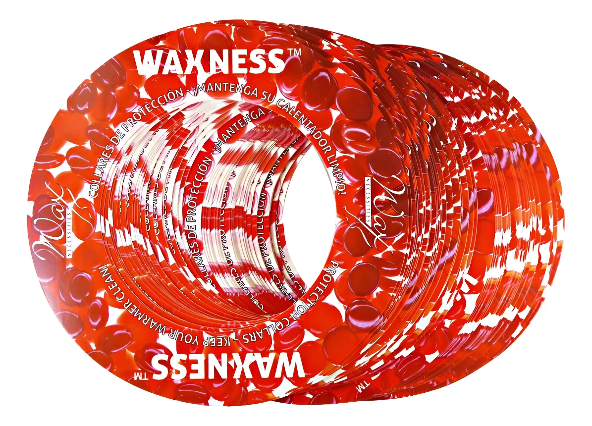 Collares Protectores Multiajuste para Depilación Profesional - Ajuste Universal, Máxima Protección y Confort - Color Rojo Vibrante