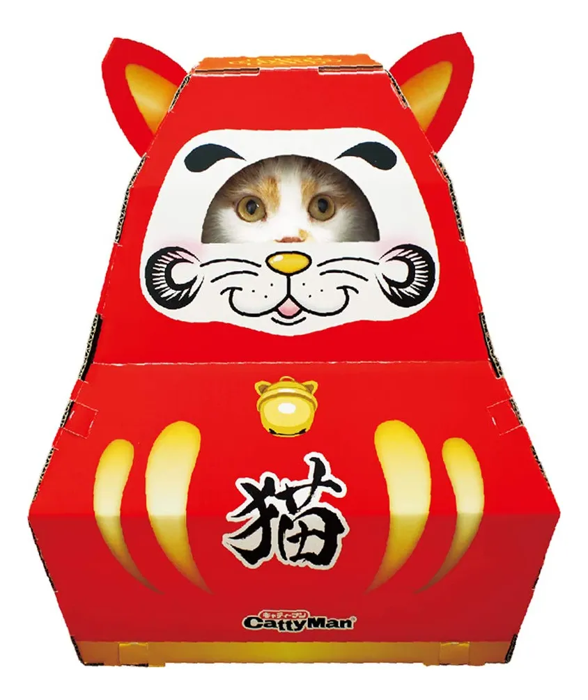 Caja de Papel de Madera para Mascotas Doga - Duradera y Segura para Animales Pequeños | 1 Pieza, Color Natural