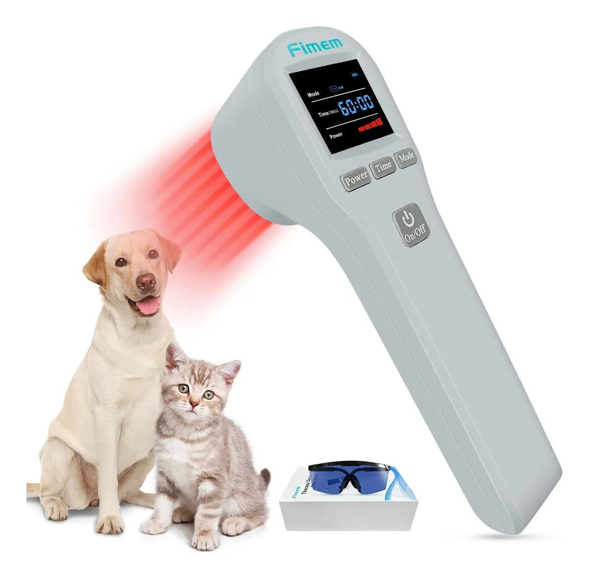 Dispositivo Terapia Láser Frío para Perros y Gatos | Alivio del Dolor y Regeneración Tisular | Equipamiento Veterinario Seguro y Eficaz