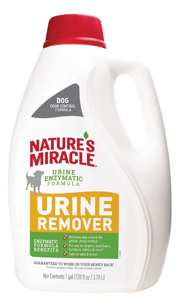 Eliminador de Orina Enzimático para Perros - Fórmula Potente para Eliminar Manchas y Olores - Solución Segura para Hogares con Mascotas