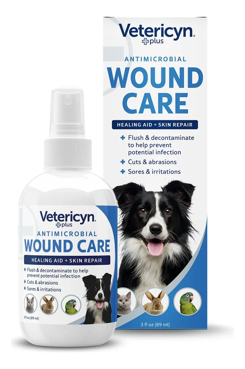 Spray Cicatrizante y Cuidado de Piel para Mascotas - Antiséptico y ...