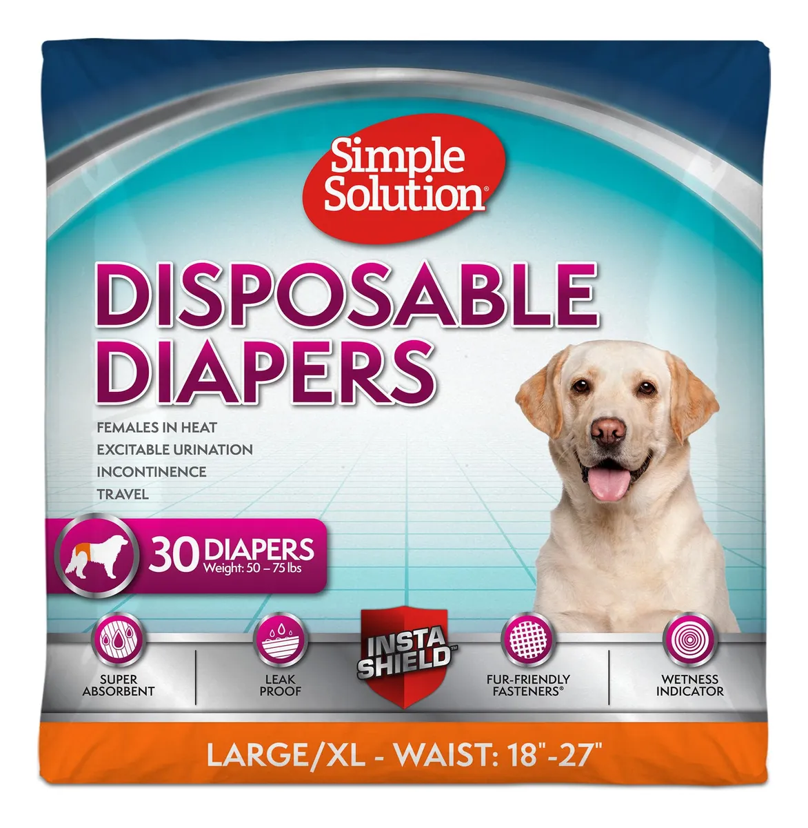 Pañales Desechables para Mujer Talla L/XL - Confort y Absorción Superior - Paquete de 30 Unidades - Color Blanco