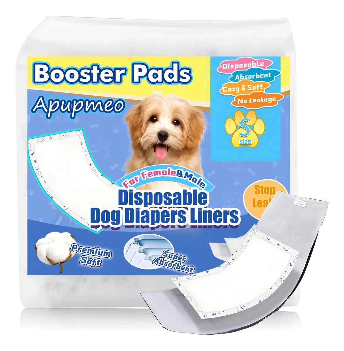 Almohadillas Desechables para Orejas de Perros Pequeños - Higiene y Limpieza Profesional - Blancas Talla Única - Accesorios Mascotas