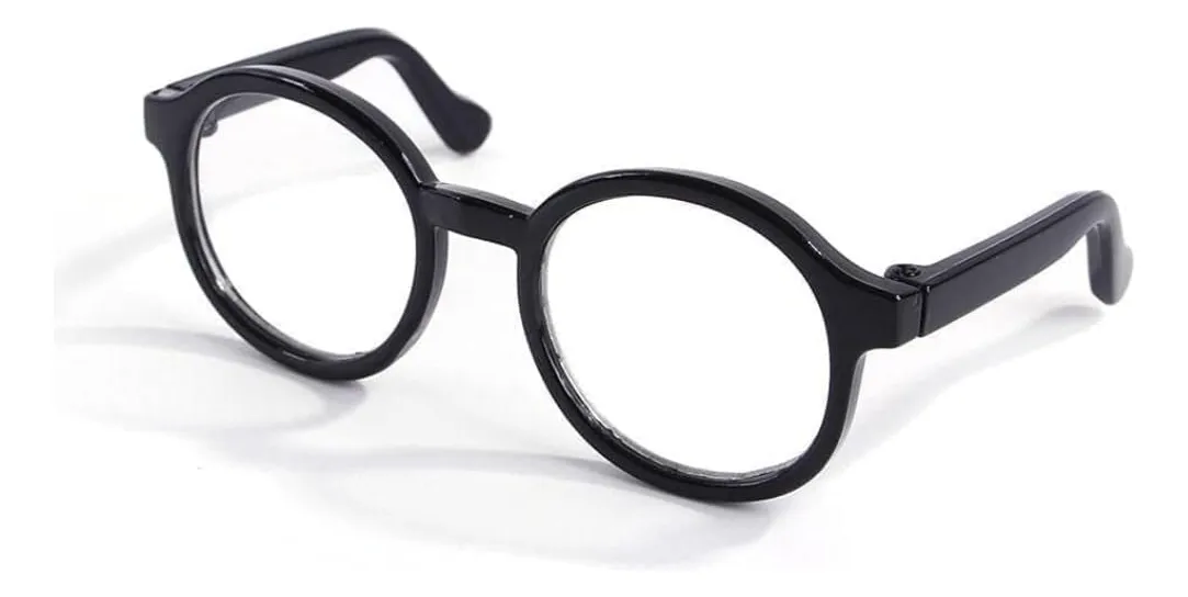 Anteojos Retro Negro para Perros y Gatos Pequeños | Lentes de Diseño para Mascotas | Accesorio Estilizado para Fotos y Disfraces