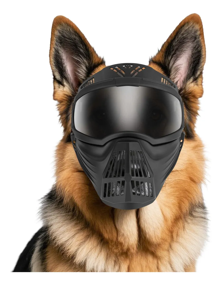 Anteojos de Perro con Protector Facial para Halloween y Cosplay - Accesorios Divertidos para Mascotas - Disfraz Temático para Perros - Ideal para Fotos y Fiestas