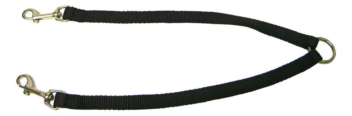 Acoplador Doble para Perros Negro - Paseo Cómodo y Control Total para Dos Mascotas Juntas - Accesorio Resistente para Caminatas Seguras