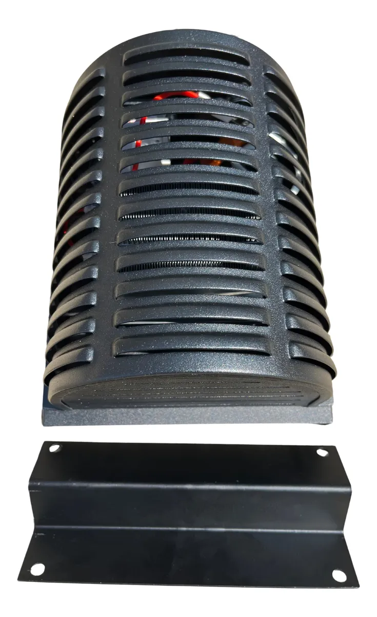 Calefactor Para Perrera Iglú Negro con Soporte Integrado - Calefacción Confiable y Segura para Mascotas - Ideal Invierno