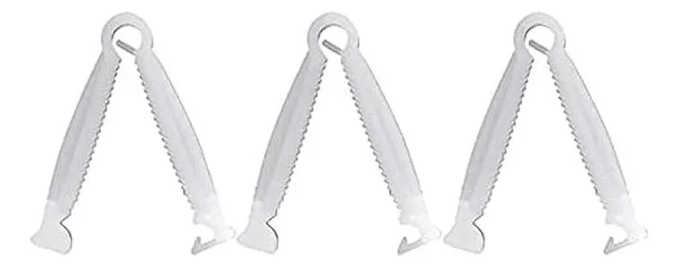 Abrazaderas Umbilicales Desechables para Cachorros y Animales Pequeños: Higiene y Seguridad Esencial para Nuevos Nacimientos. Pinzas Estériles y Seguras.