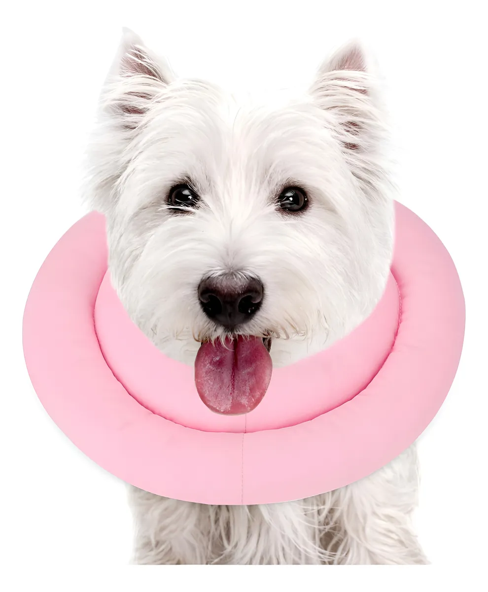 Collarín Ajustable Suave para Perros y Gatos Rosa - Comodidad Máxima y Seguridad para tu Mascota - Diseño Elegante y Transpirable